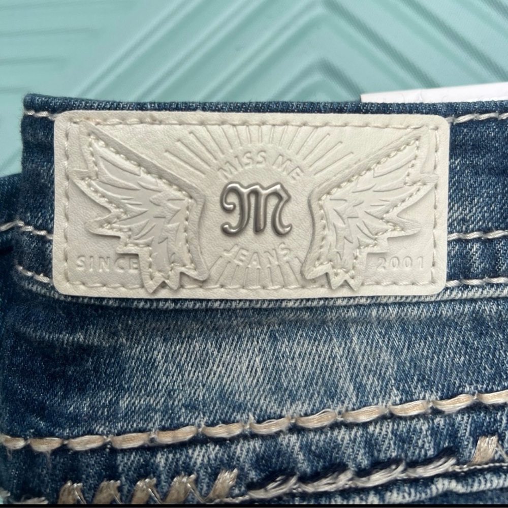 Miss Me Women’s Denim Jeans with Embroidered Patch